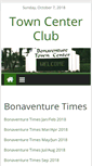 Mobile Screenshot of bonaventuretcc.com